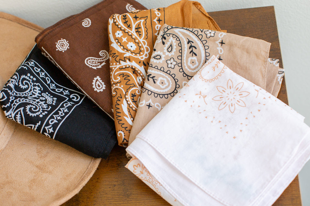 Bachelorette Party Bandana Cotton Square Traditional Paisley Pattern Wedding Party Favors Fashion Accessory Multiple Colors Available Versatile Neck Wrap Head Cover Boho Fashion Essential Perfect Group Event Collection Piece