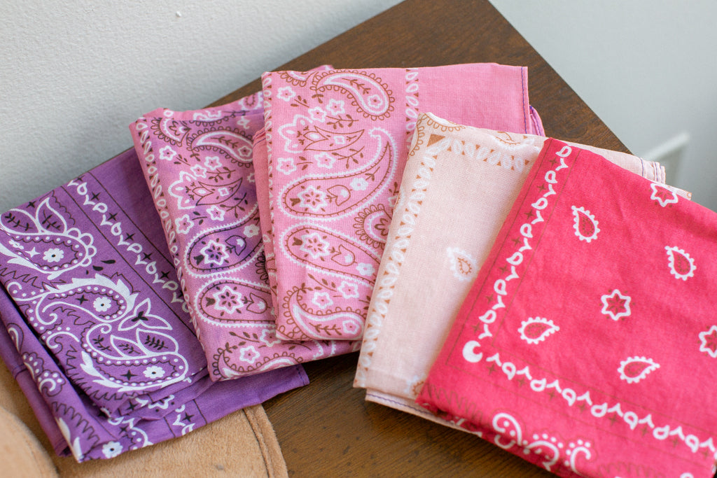 Traditional Paisley Pattern Cotton Square Bandana Fashion Style Accessory Wedding Party Favor Bachelorette Celebration Gift Multiple Colors Available Versatile Neck Wrap Head Cover Boho Fashion Essential Group Event Collection Perfect Style